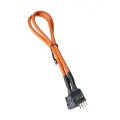 BitFenix internal USB extension 30cm - sleeved orange / black