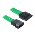BitFenix Molex to SATA Adapter 45 cm - sleeved green / black