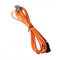 BitFenix 6-pin PCIe extension 45cm - sleeved orange / black