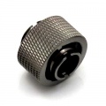 XSPC Coin Fit G1/4 to 7/16 ID 5/8 OD Compression Fitting - Black Chrome