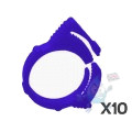 PrimoChill UV Purple PVC Hose Clip 3/4 OD (10 Pack)